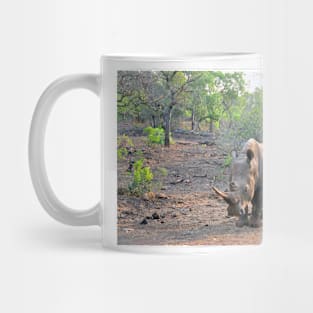 White Rhinoceros Zulu Nyala Game Reserve South Africa Mug